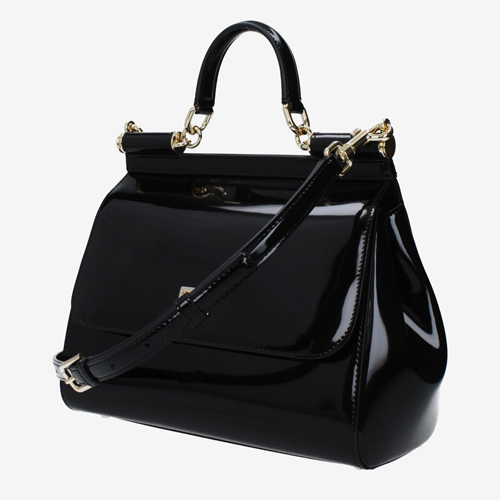 Dolce&Gabbana Handbags Women Patent Leather Black