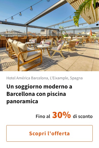 Un soggiorno moderno a Barcellona con piscina panoramica