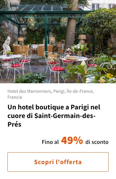 Un hotel boutique a Parigi nel cuore di Saint-Germain-des-Prés