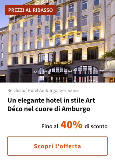 Un elegante hotel in stile Art Déco nel cuore di Amburgo