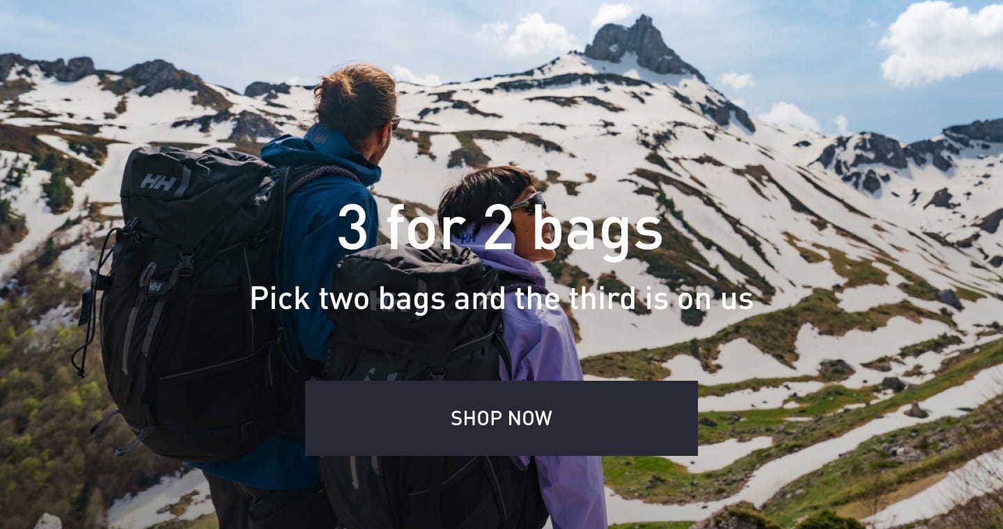 3 for 2 bags. Pick two bags and the third is on us. Shop Now!