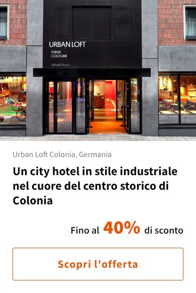Un city hotel in stile industriale nel cuore del centro storico di Colonia