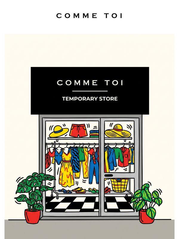Oggi apre il nostro Temporary store!