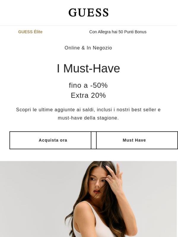 Novità in saldo: fino al -50% + extra 20%
