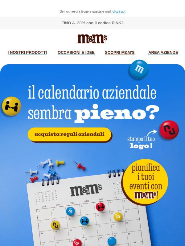 Pianifica in anticipo: i tuoi M&M’S personalizzati ti aspettano