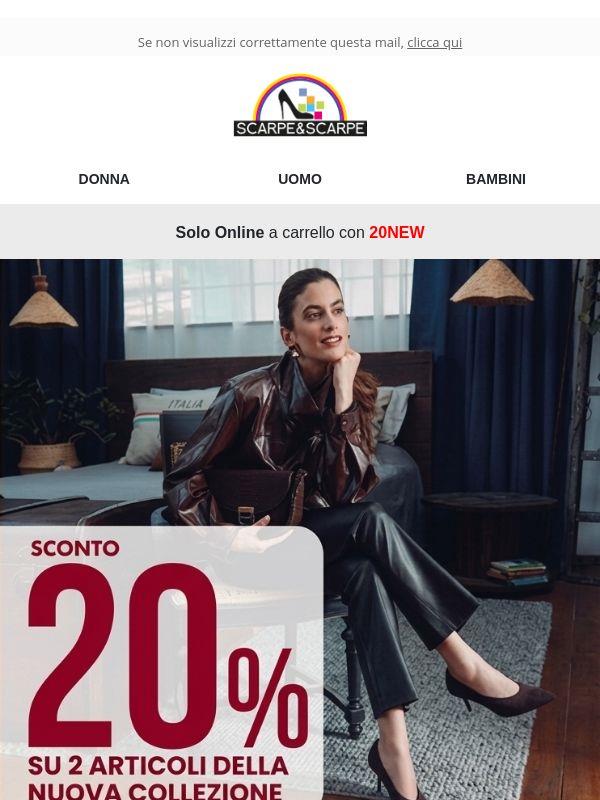 😍 Sconto 20% sulla Nuova Collezione