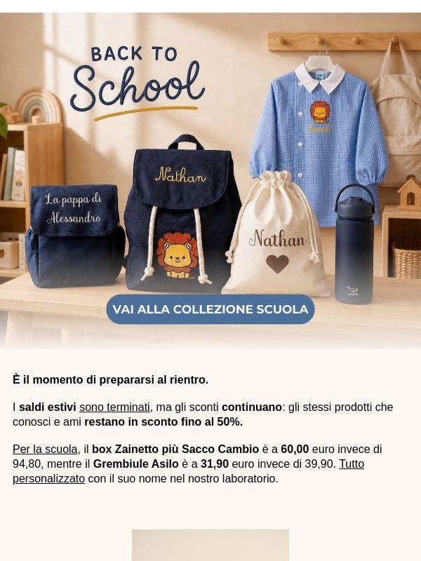 Il Back to School è iniziato.🏫