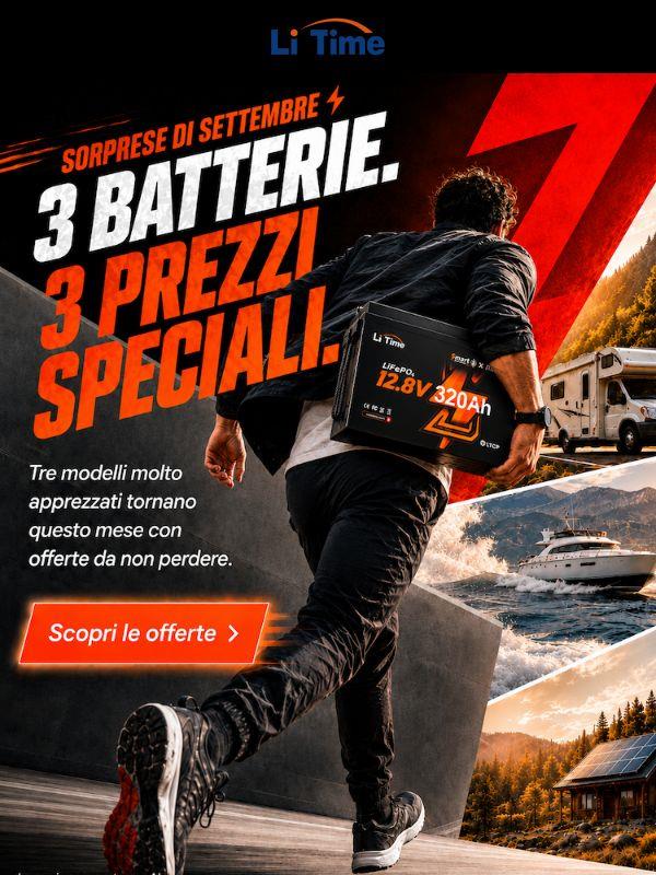 🎉 Le 3 batterie più apprezzate del mese scorso tornano in offerta!