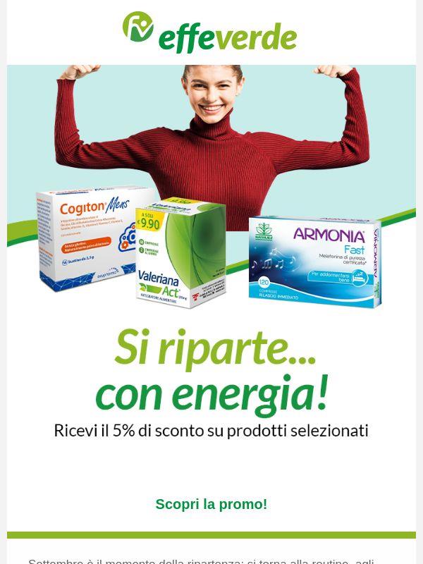 💪🏻 Riparti con il 5% di sconto sui migliori prodotti!
