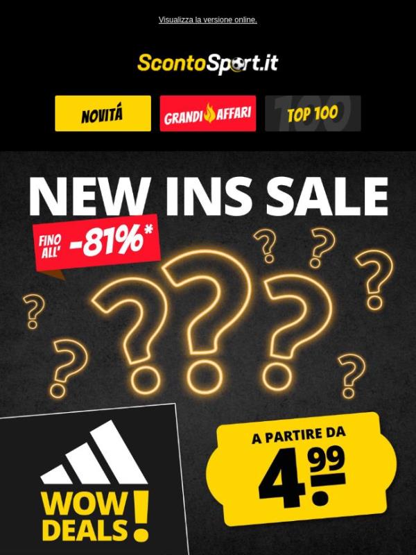 Saldi sulle novità adidas a partire da soli 4,99 € 🤑
