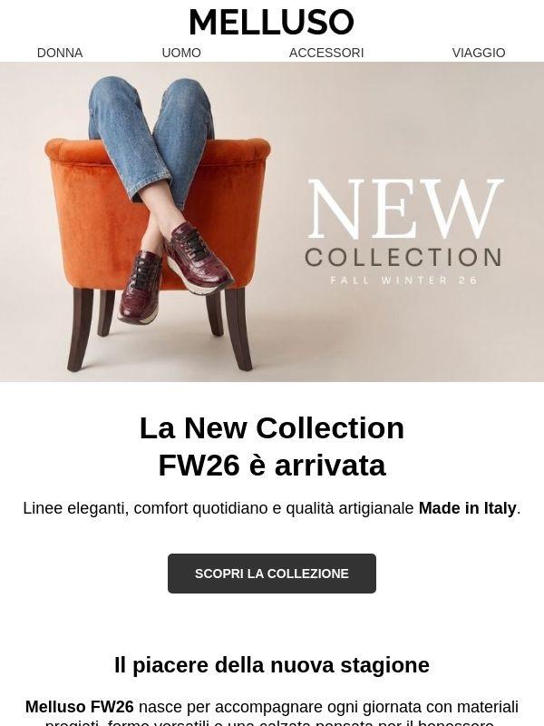 La nuova stagione è arrivata: scopri la FW26 Melluso😍