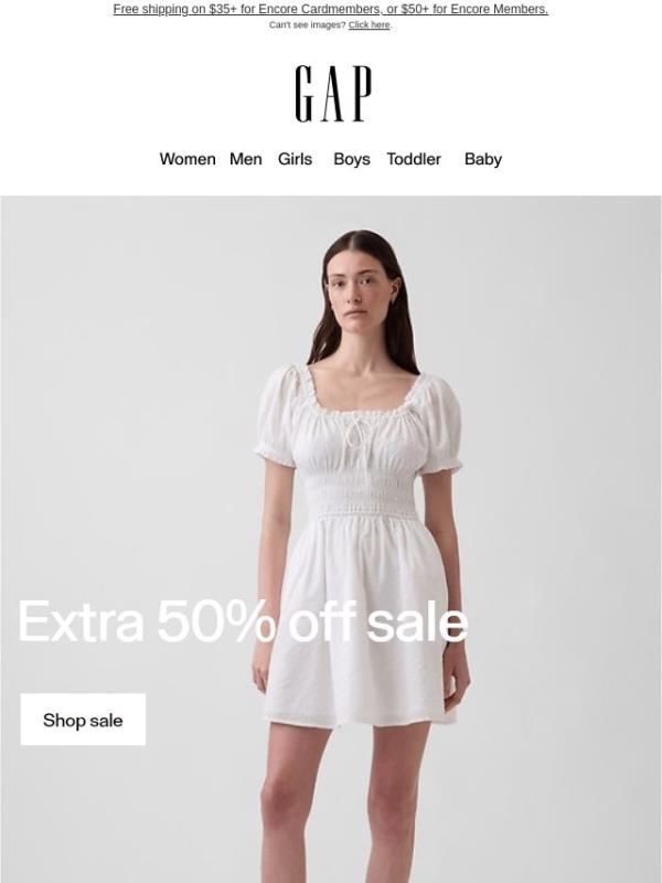New sale styles added: take an extra 50% off