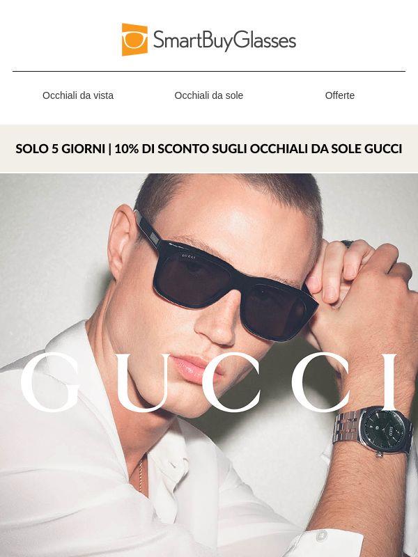10% di sconto su montature e lenti Gucci—5 giorni soltanto