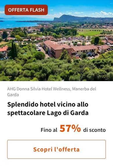 Splendido hotel vicino allo spettacolare Lago di Garda
