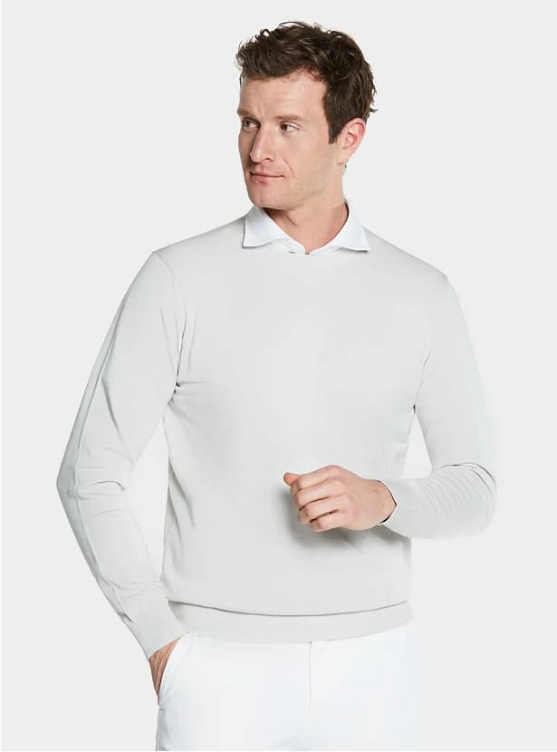 Maglia girocollo in puro cotone