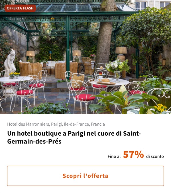 Un hotel boutique a Parigi nel cuore di Saint-Germain-des-Prés