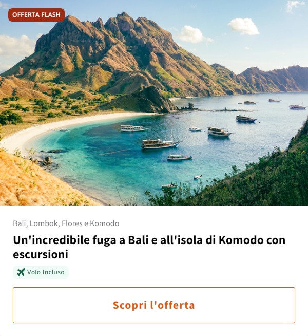 Un'incredibile fuga a Bali e all'isola di Komodo con escursioni