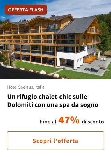 Un rifugio chalet-chic sulle Dolomiti con una spa da sogno