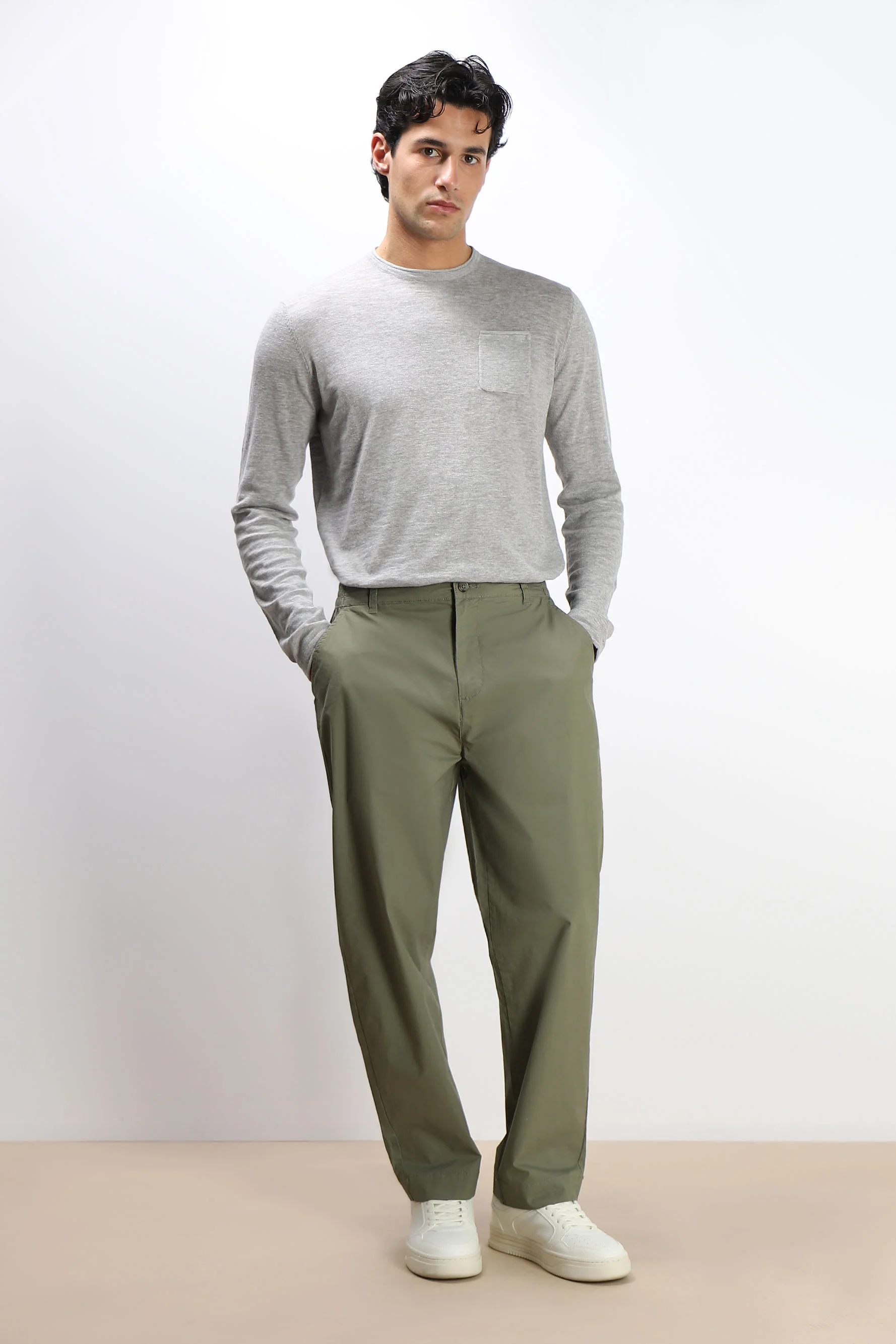 Image of MAGLIA IN COTONE SLUB G.MEDIO