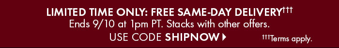 Free Same Day Delivery