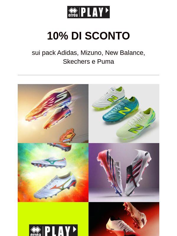 10% di sconto sui nuovi pack 👟