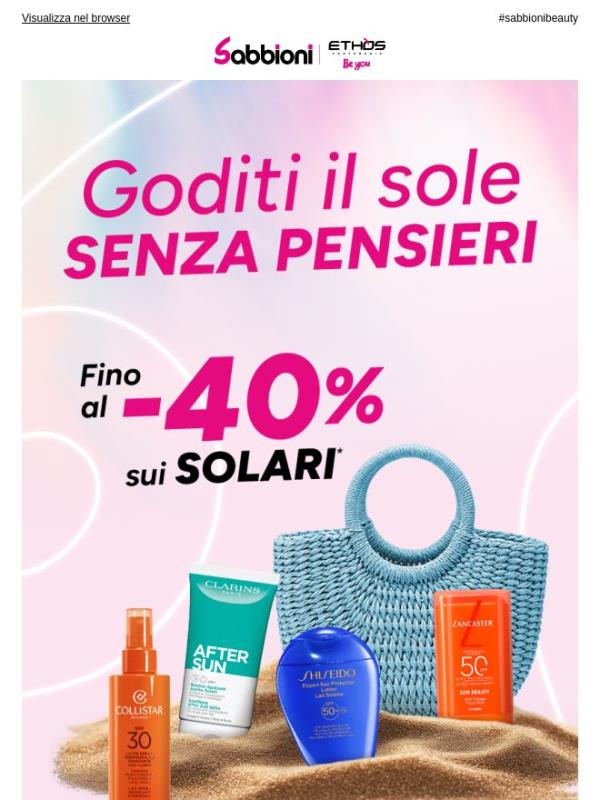 Goditi il sole senza pensieri! ☀