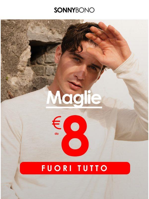 Maglie leggere a 8€: il cambio stagione parte da qui