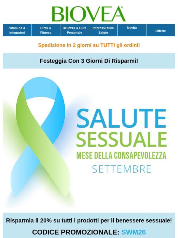 Settembre è il Mese Internazionale della Salute Sessuale!