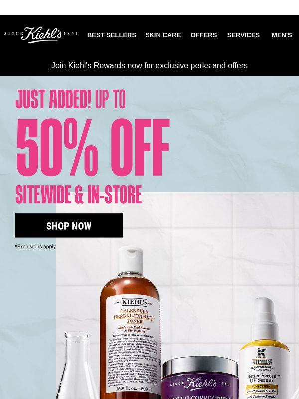 ✨ JUST ADDED: 50% OFF Select Favorites ✨