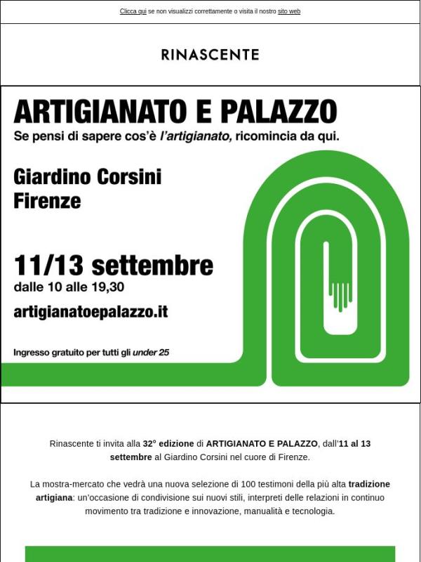 Invito | Artigianato e Palazzo XXXII edizione
