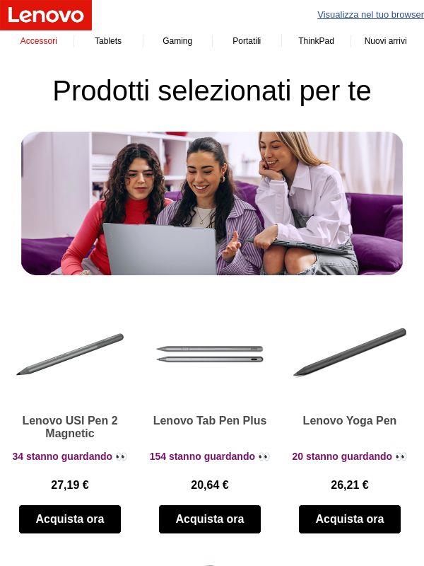 Nuove scelte personalizzate solo per te!