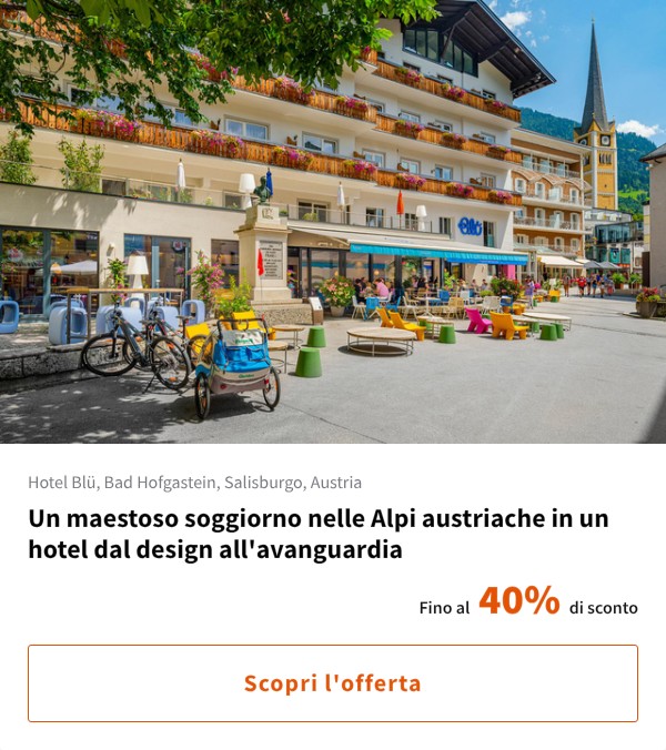 Un maestoso soggiorno nelle Alpi austriache in un hotel dal design all'avanguardia