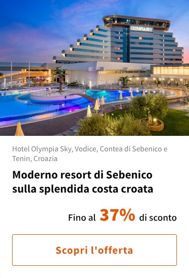 Moderno resort di Sebenico sulla splendida costa croata