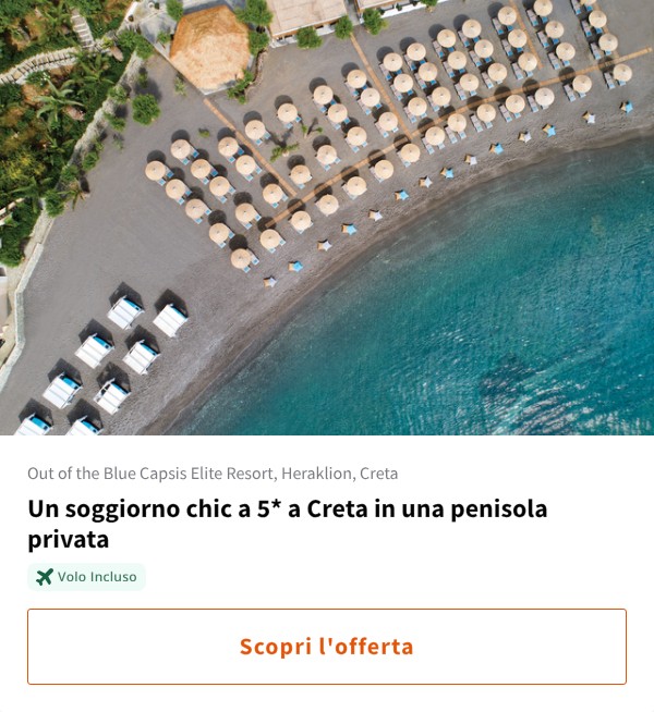 Un soggiorno chic a 5* a Creta in una penisola privata