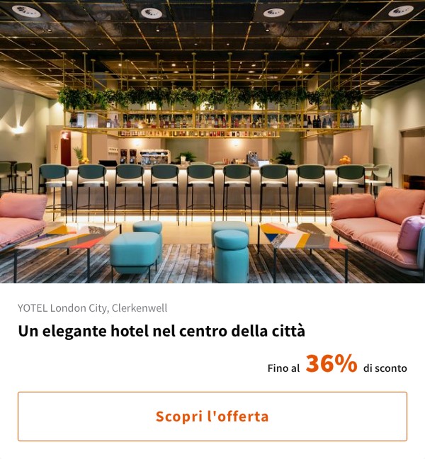 Un elegante hotel nel centro della città