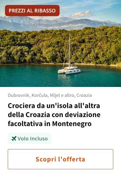 Crociera da un'isola all'altra della Croazia con deviazione facoltativa in Montenegro