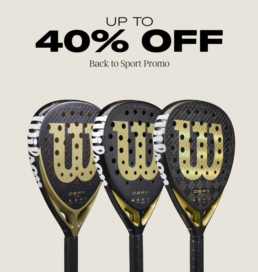 RISPARMIA IL 40% SULLE RACCHETTE DA PADEL DEFY