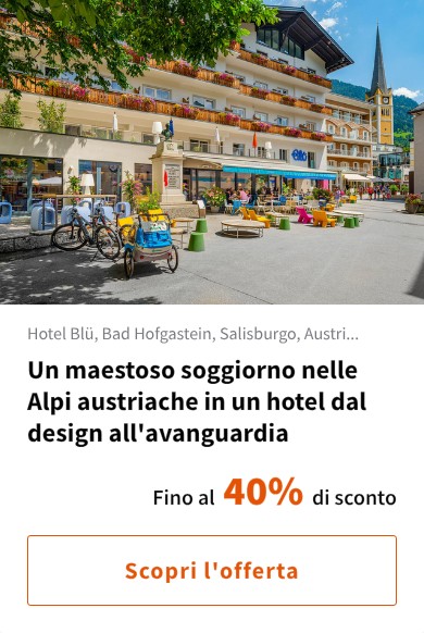 Un maestoso soggiorno nelle Alpi austriache in un hotel dal design all'avanguardia