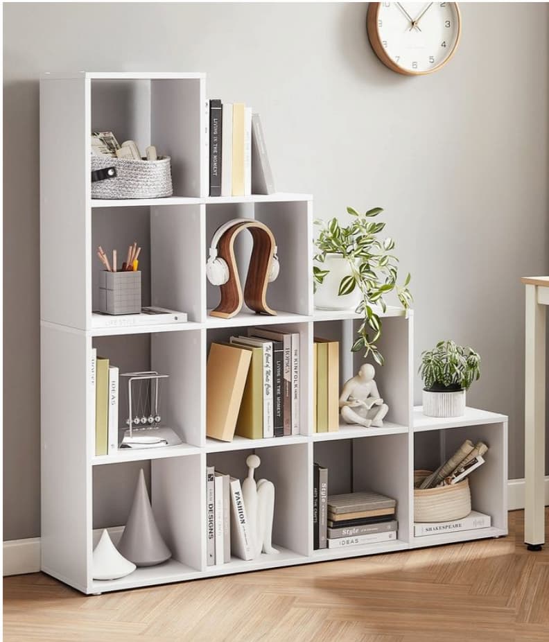 Libreria Scaffale con 10 Scomparti 
