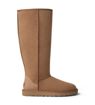 Stivali in Pelle Classic Ultra Tall marrone