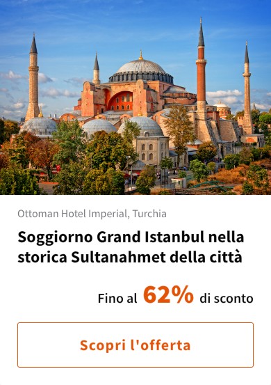 Soggiorno Grand Istanbul nella storica Sultanahmet della città