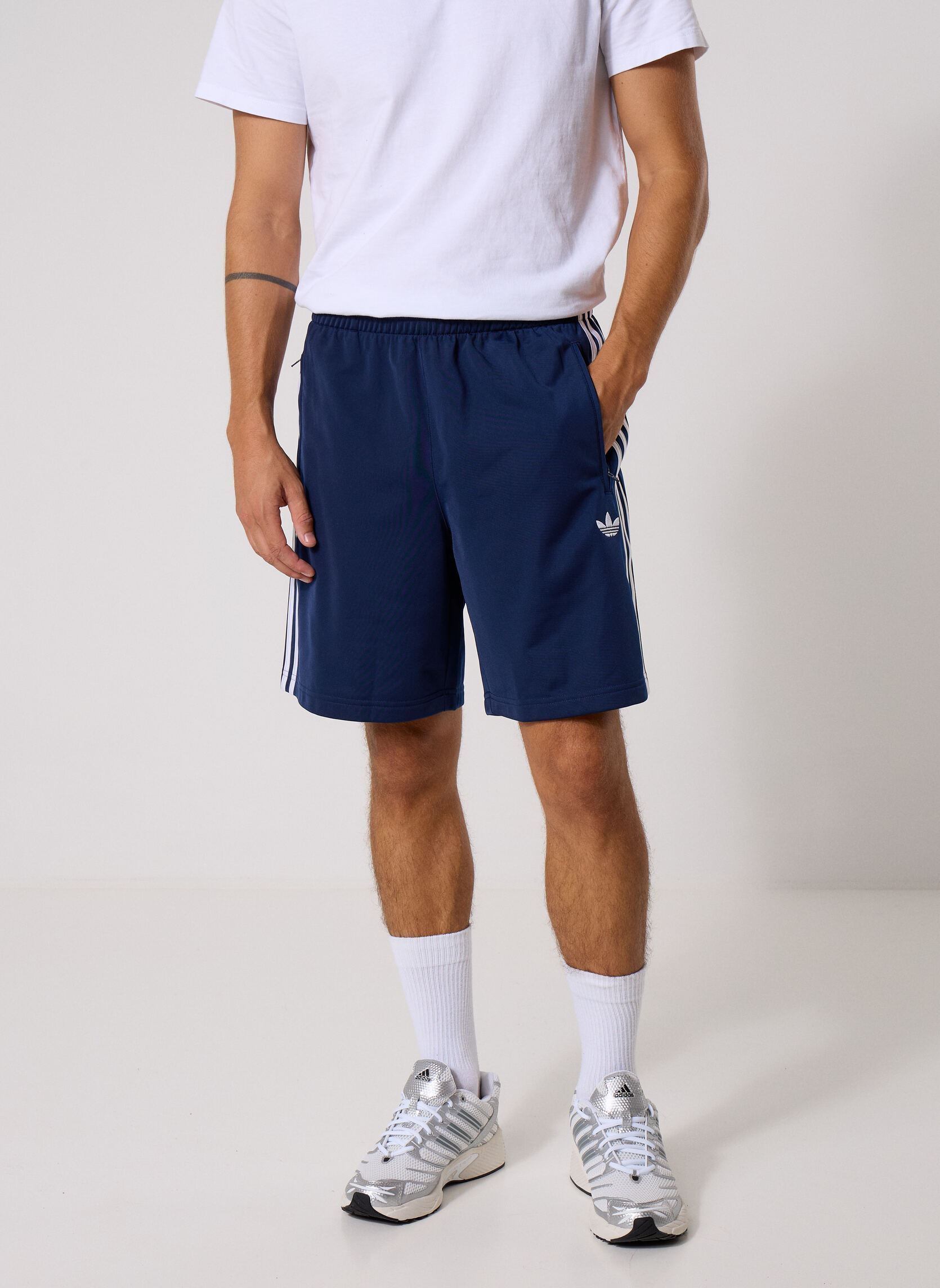 adidas originals Shorts de sport FIREBIRD SHO homme bleu