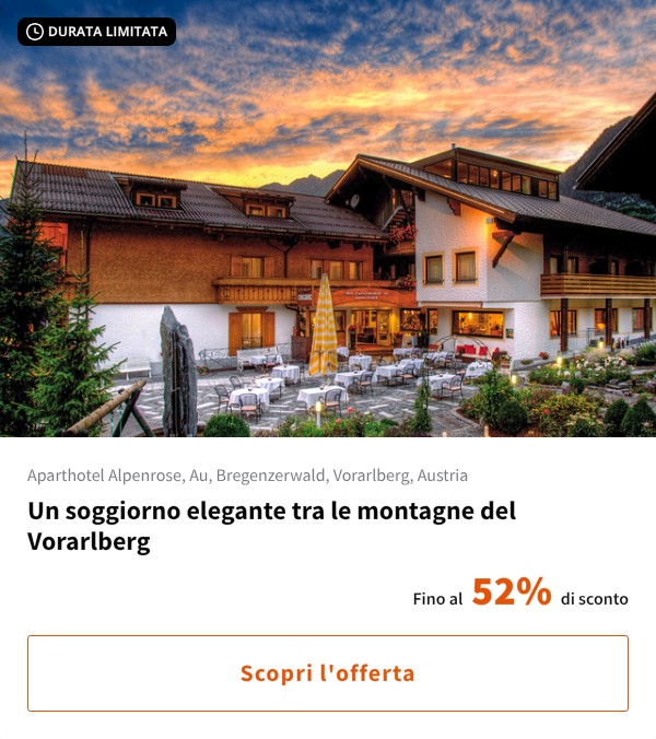 Un soggiorno elegante tra le montagne del Vorarlberg