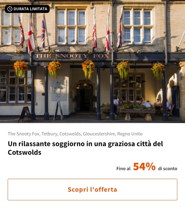 Un rilassante soggiorno in una graziosa città del Cotswolds