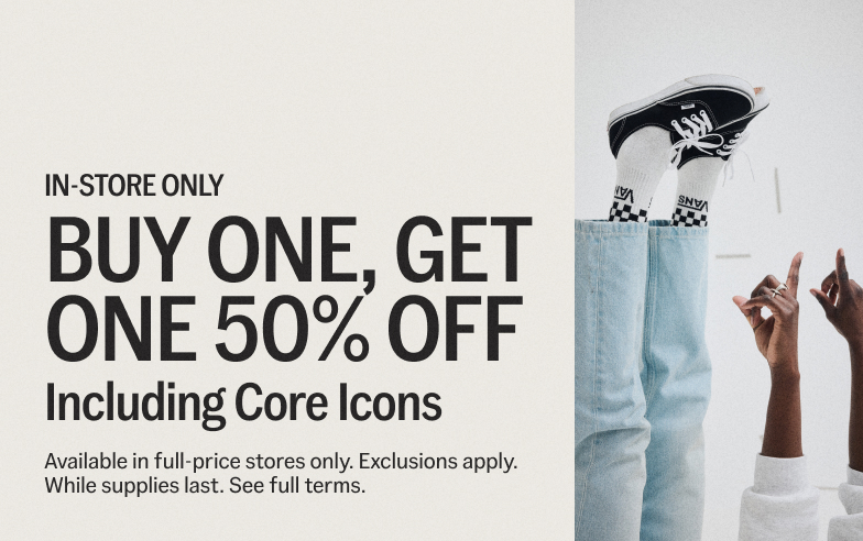 Buy One, Get One 50% Off