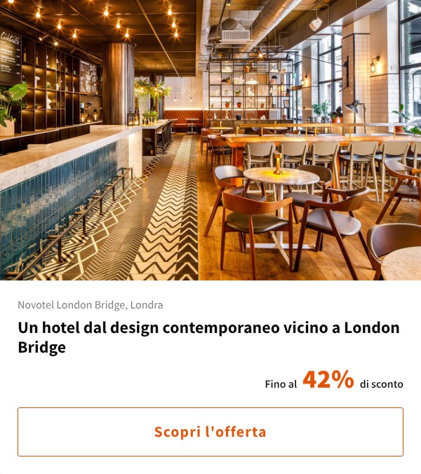 Un hotel dal design contemporaneo vicino a London Bridge