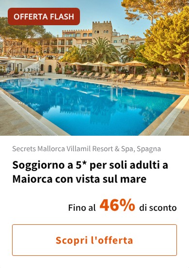 Soggiorno a 5* per soli adulti a Maiorca con vista sul mare