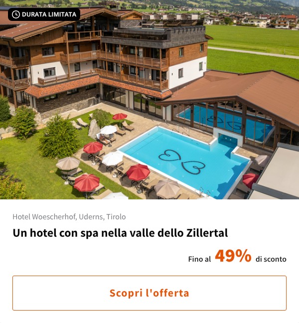 Un hotel con spa nella valle dello Zillertal