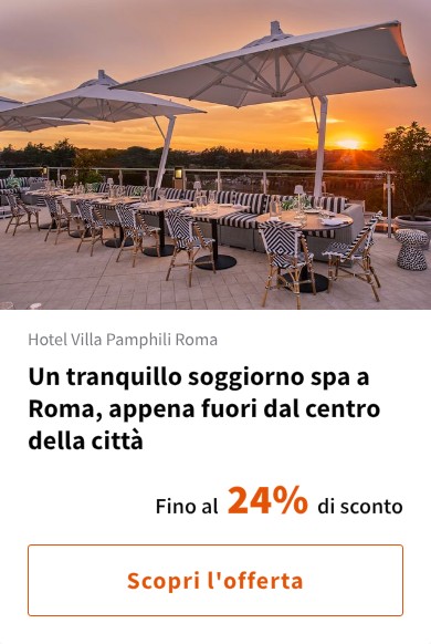 Un tranquillo soggiorno spa a Roma, appena fuori dal centro della città
