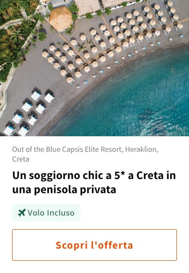 Un soggiorno chic a 5* a Creta in una penisola privata